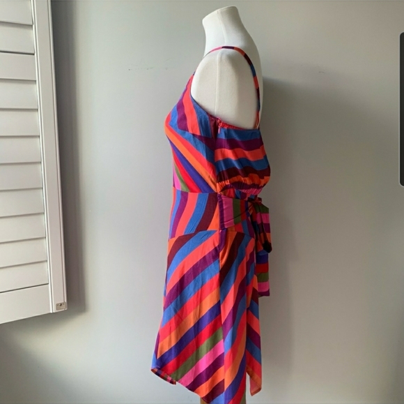 A New Day Spaghetti Strap Handkerchief Hem Dress - Picture 4 of 4